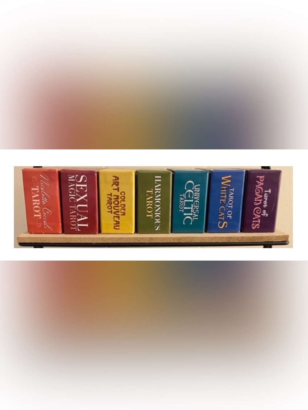Lo scarabeo bundle of 7 Tarot pocket size in hard boxes